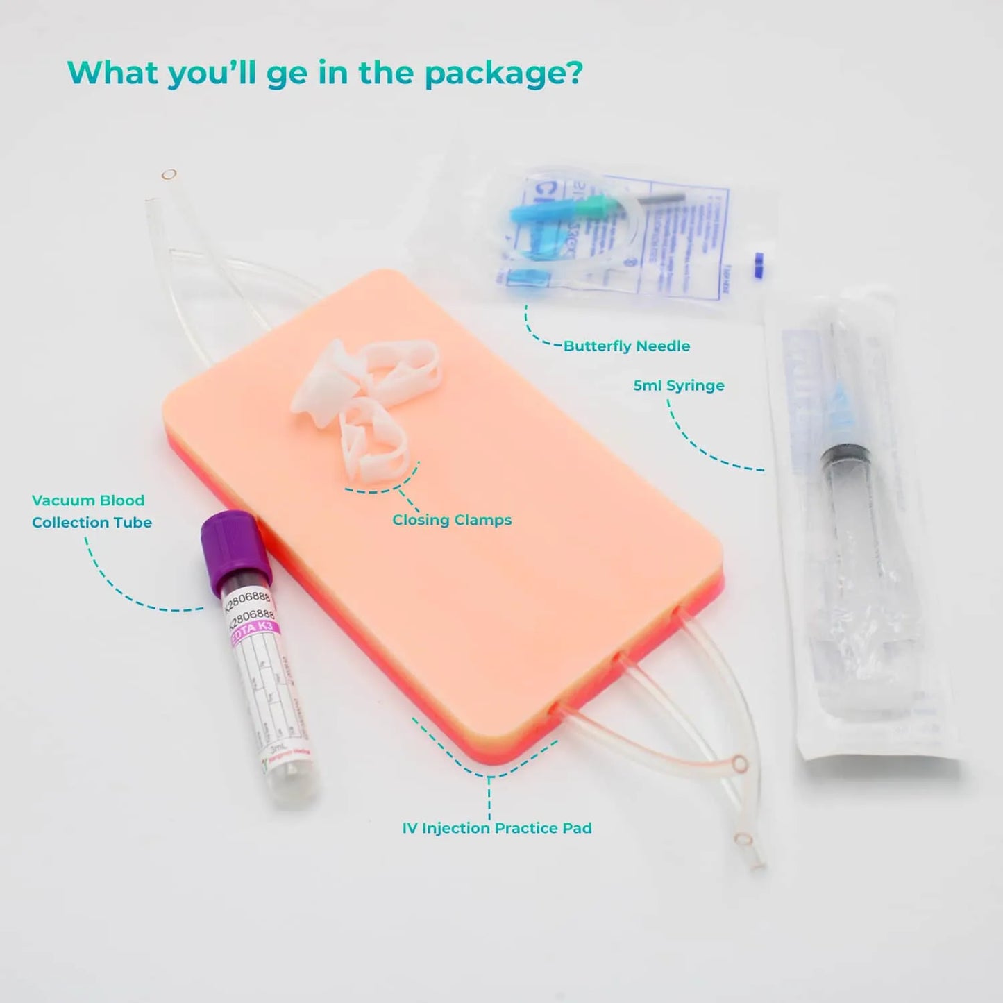 IV Injection Practice Pad for Nurse, Medical Students Training