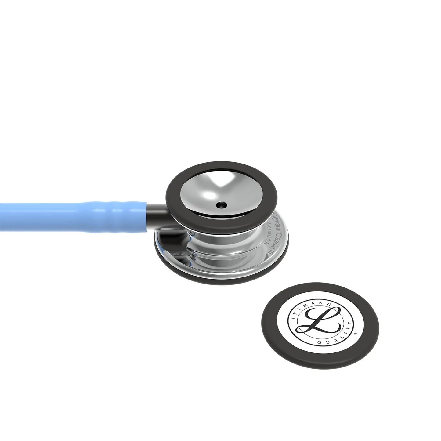 Littmann Classic III Stethoscope: Mirror & Ceil Blue - Smoke Stem 5959