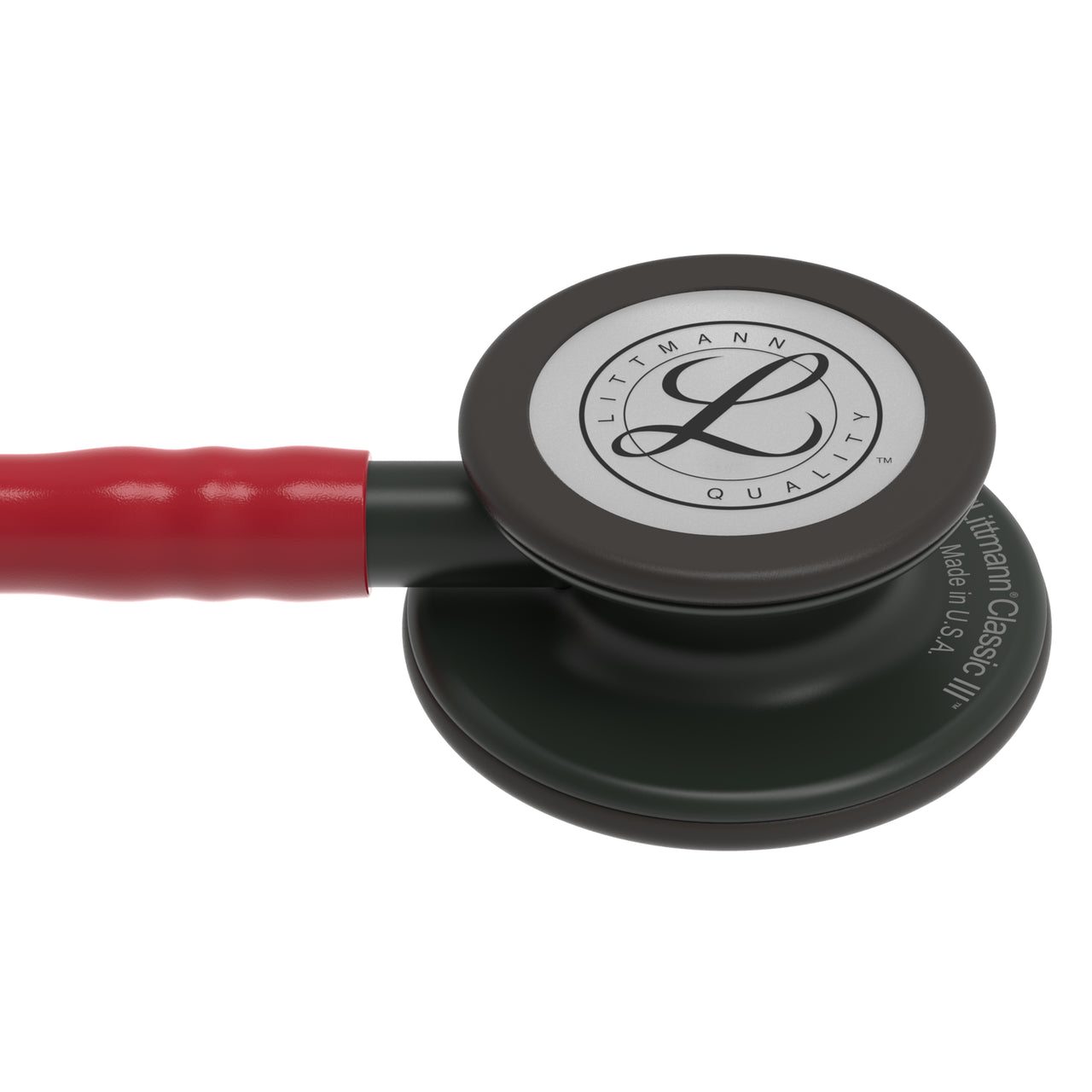 Littmann Classic III Stethoscope, Burgundy Black Finish, 5868