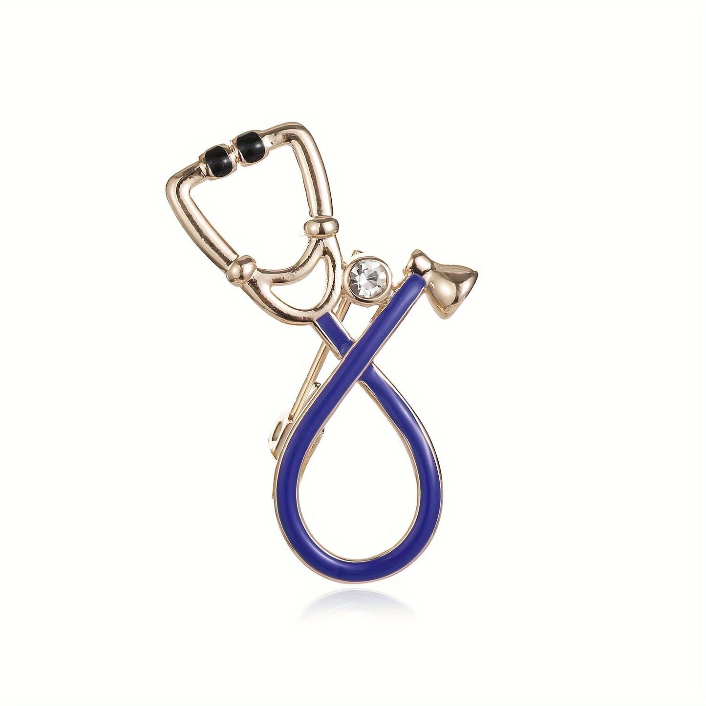 Elegant stethoscope pin brooch for doctors, nurses, and medical students in Pakistan – The Doctors Shop