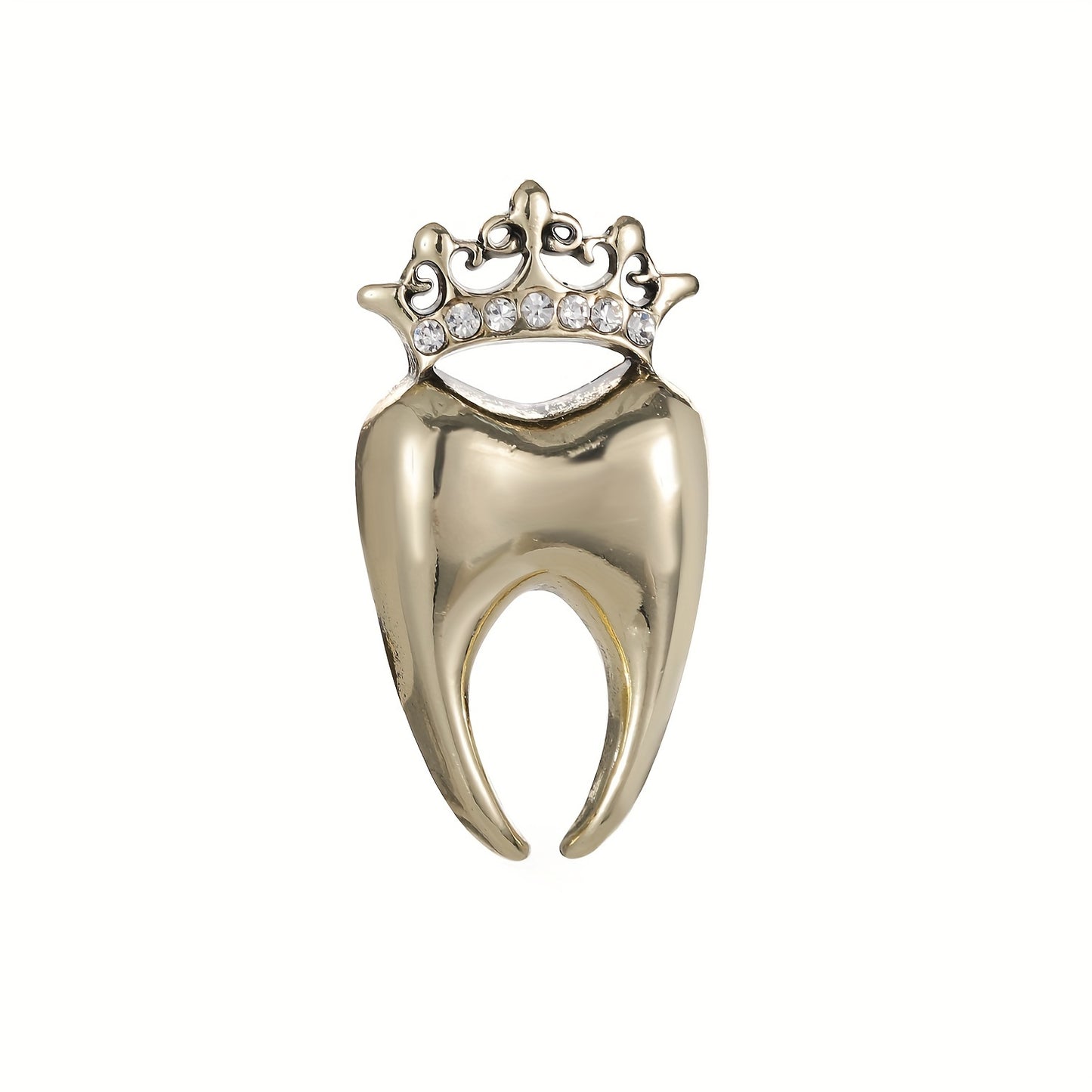 Dental Crown Brooch Pin