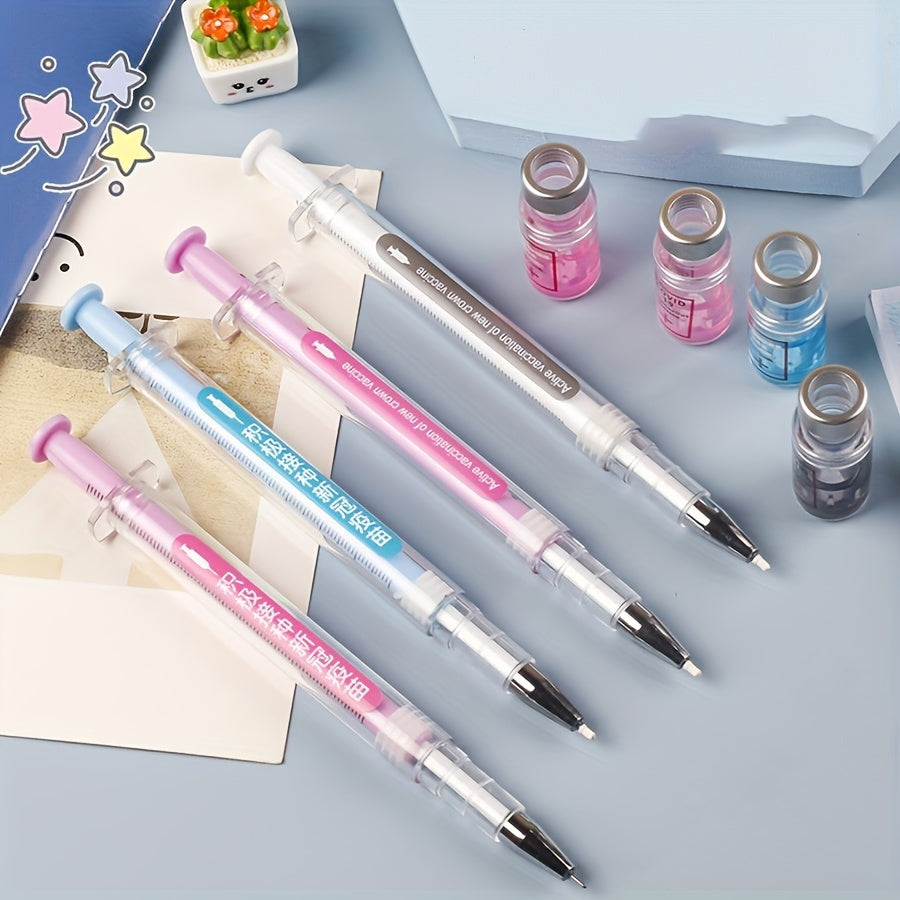 Cute Syringe Gel Ink Pens