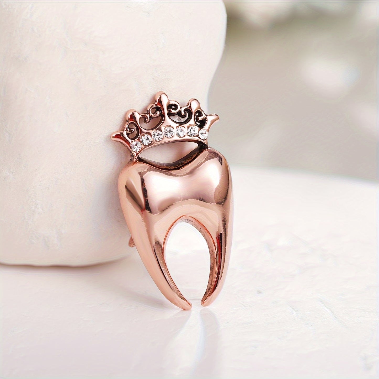 Dental Crown Brooch Pin