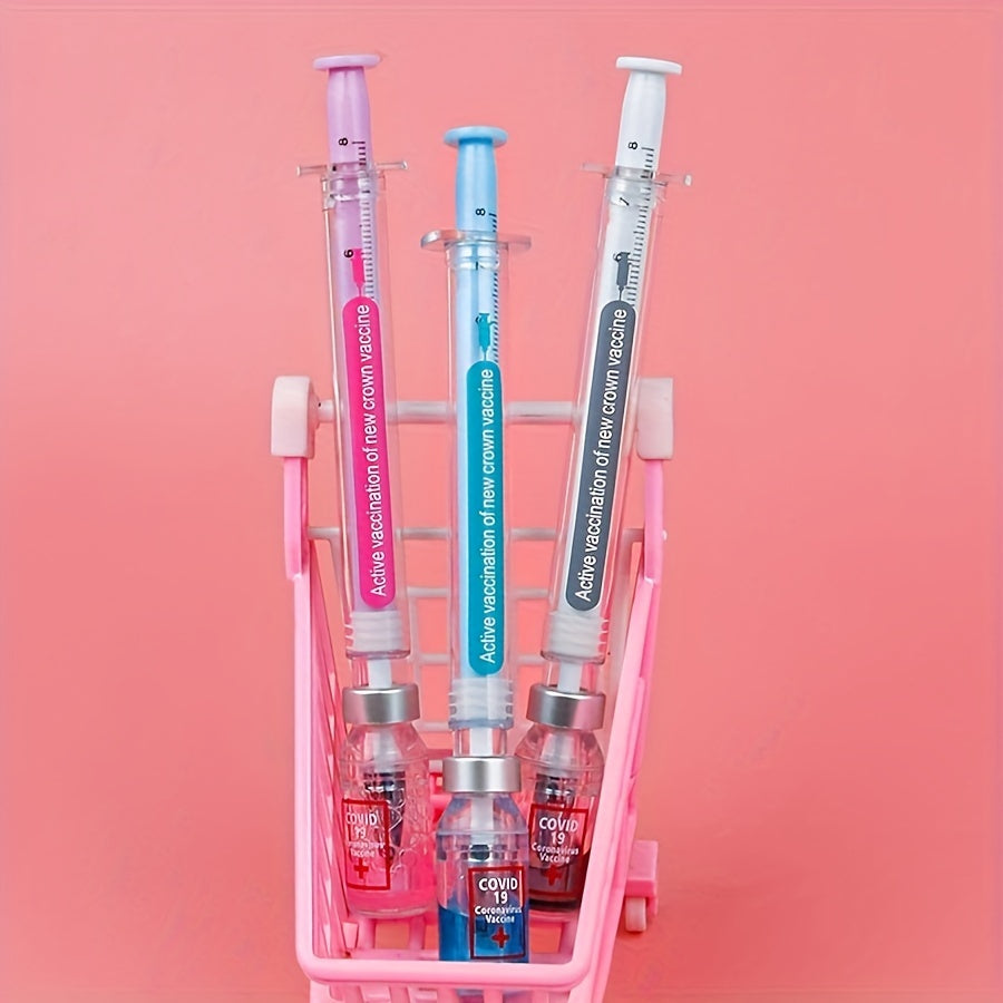 Cute Syringe Gel Ink Pens