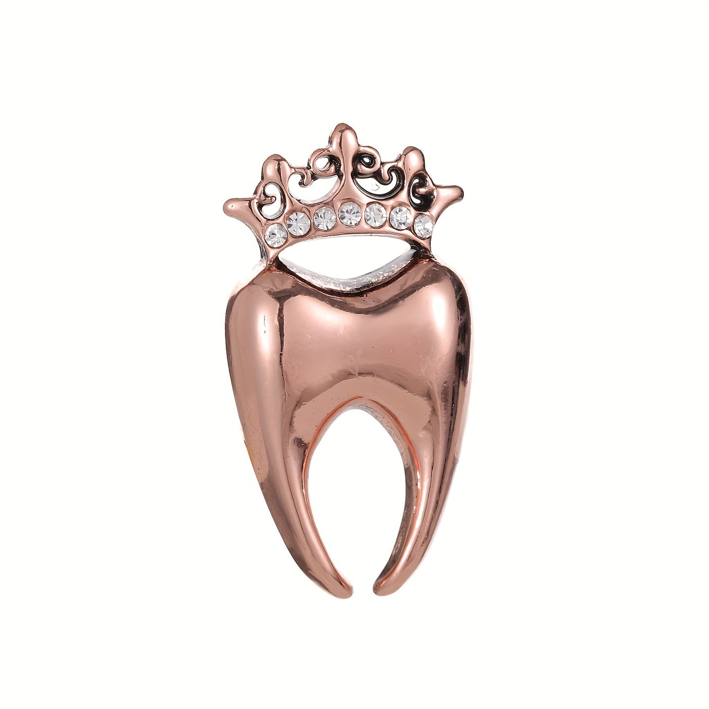 Dental Crown Brooch Pin