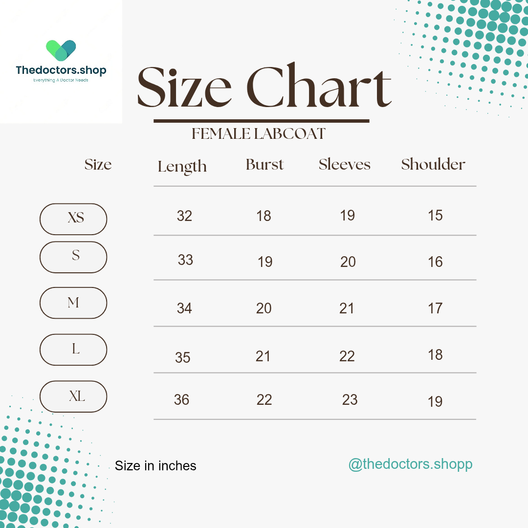 White lab coat (cotton blend)- Female| TheDoctorShop