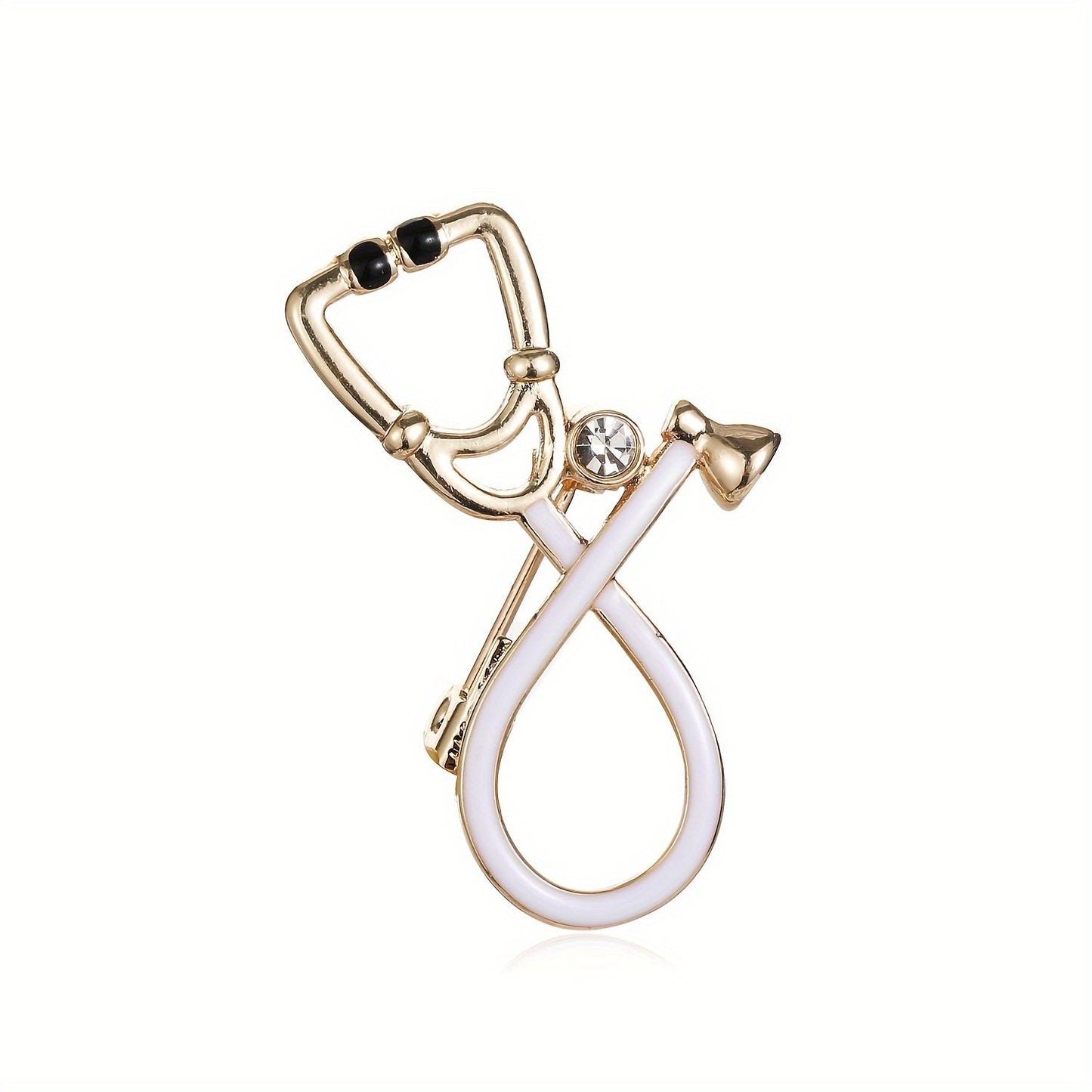 Elegant stethoscope pin brooch for doctors, nurses, and medical students in Pakistan – The Doctors Shop