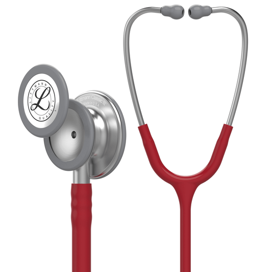 Littmann Classic III Stethoscope,Burgundy,5627