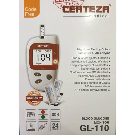 Certeza Gl-110 Blood Glucose Monitor