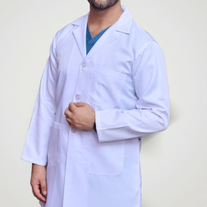White lab coat (cotton blend)- MALE | TheDoctorShop