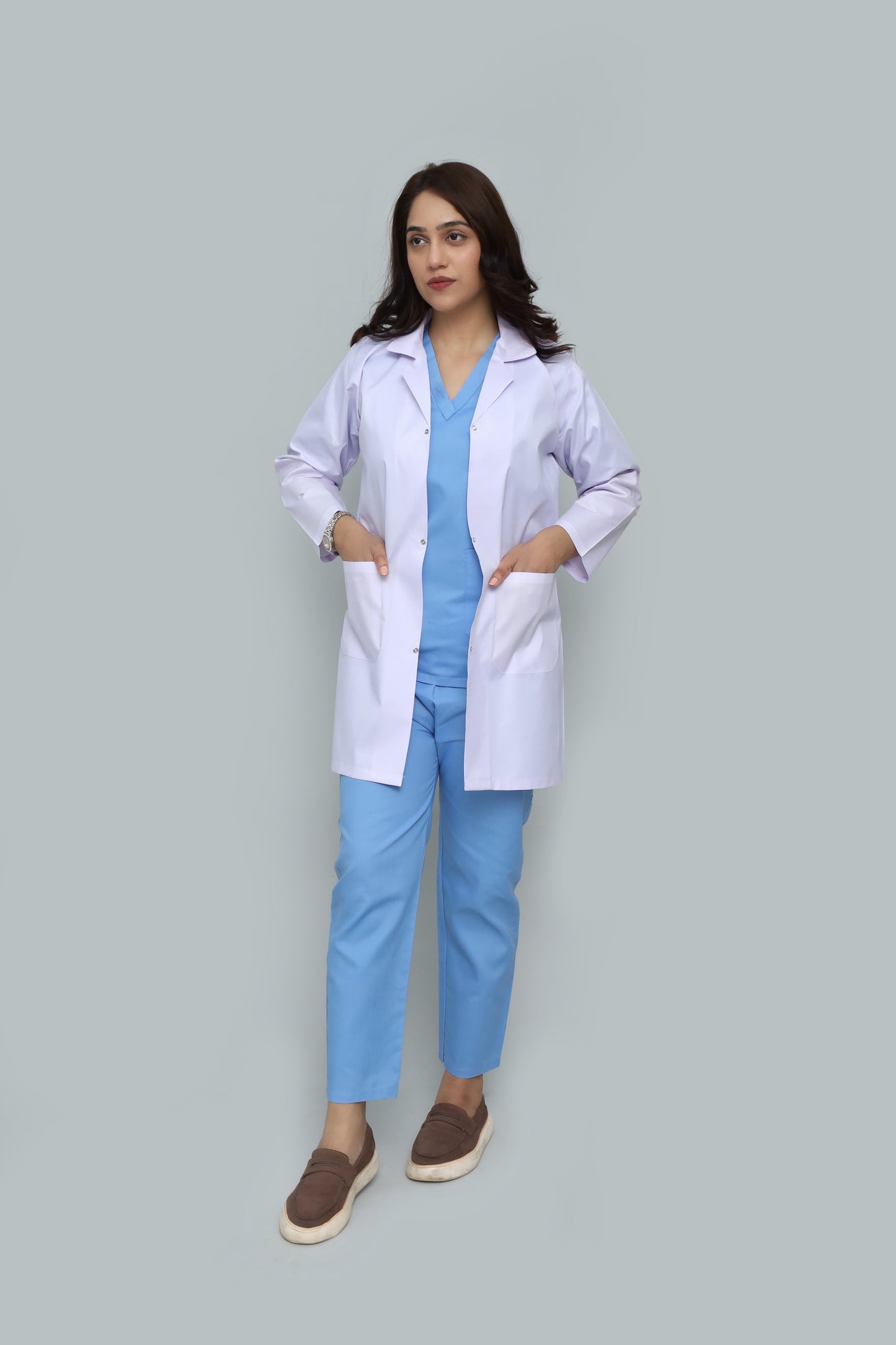 White lab coat (cotton blend)- Female| TheDoctorShop