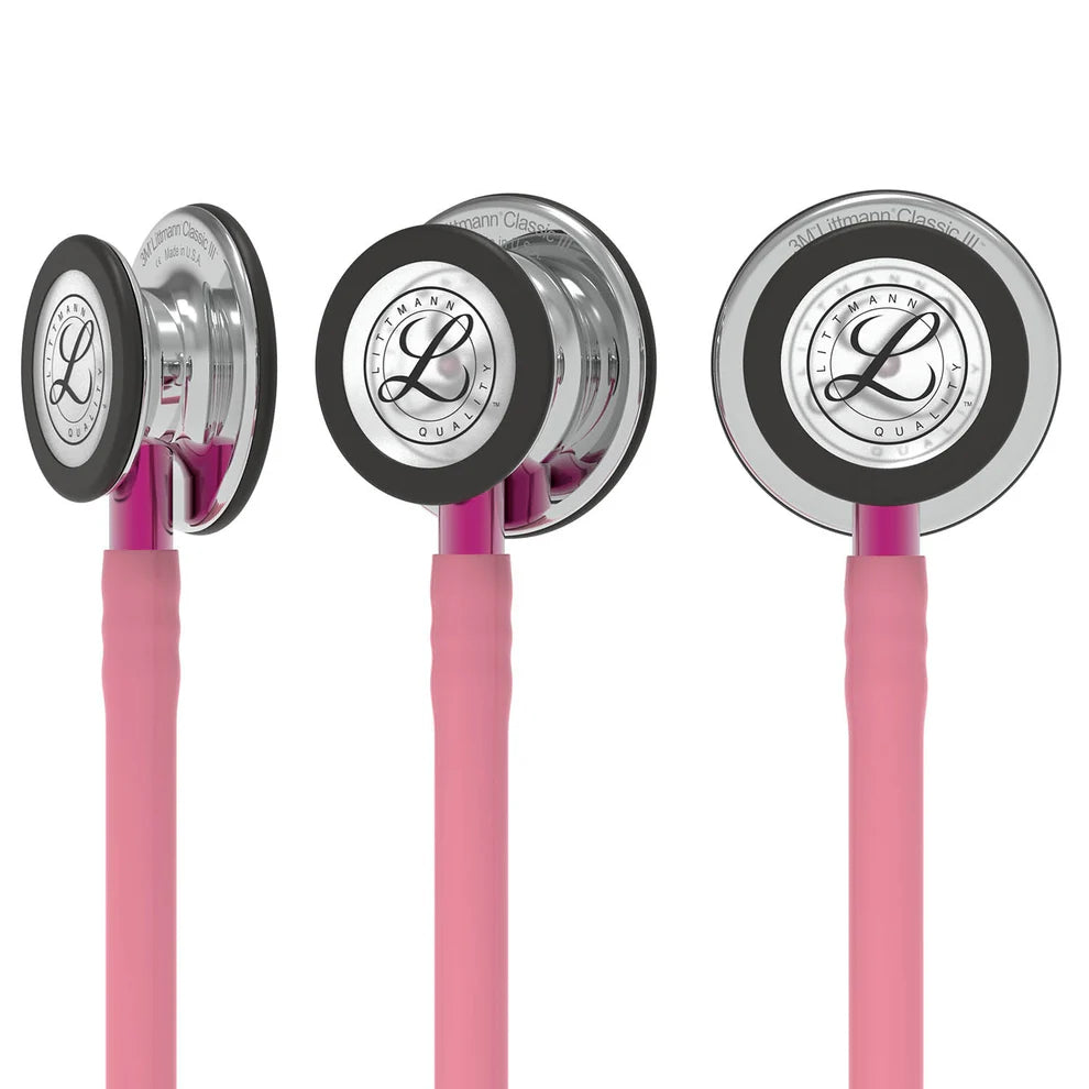 Littmann Classic III Stethoscope, Mirror Pearl Pink, 5962