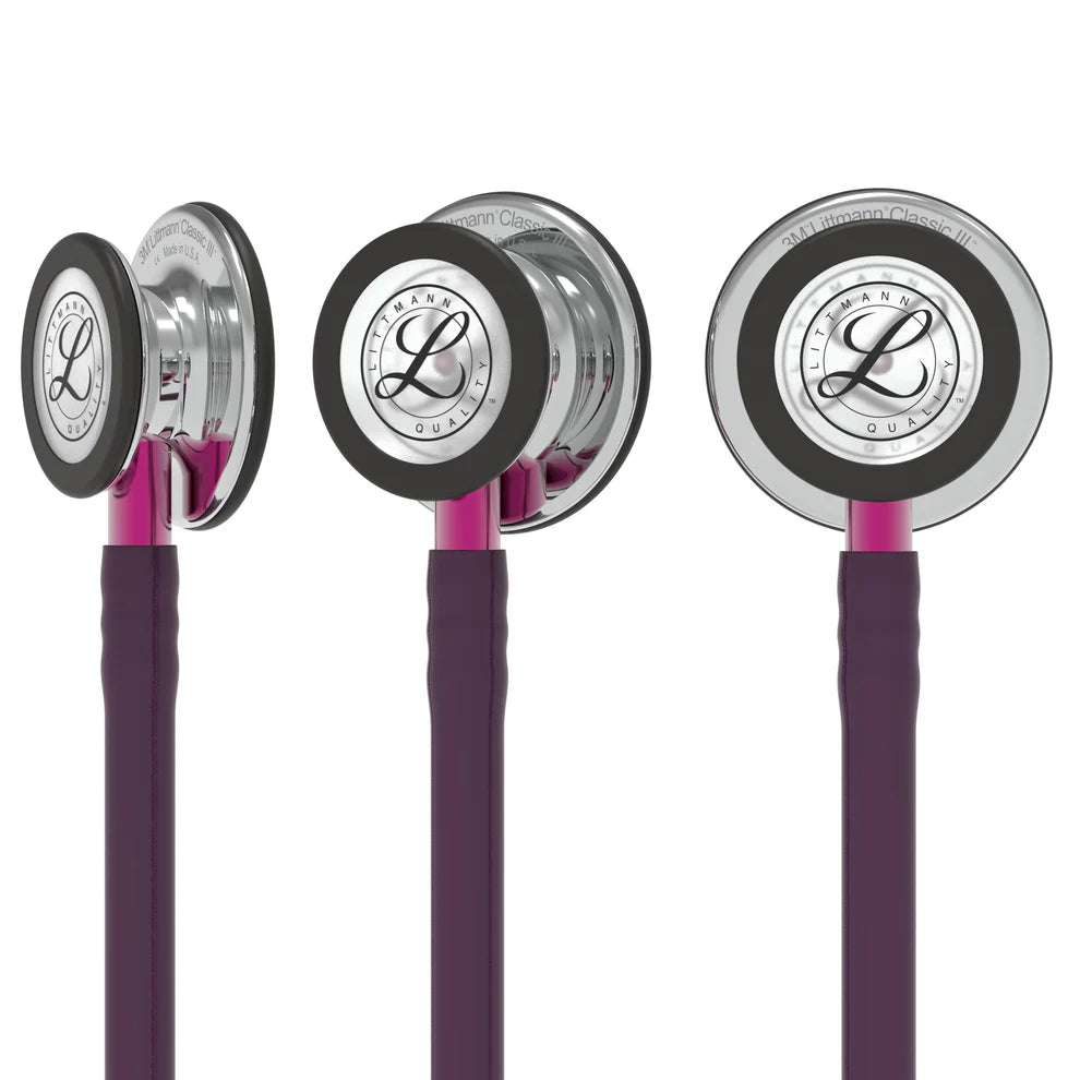 Littmann Classic III Stethoscope, Mirror Plum Pink, 5960