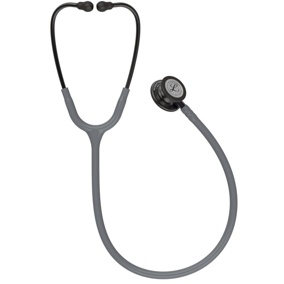 Littmann Classic III Stethoscope,Grey Tube,Black Finish, 5873