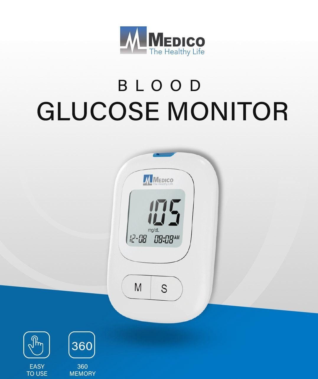 Medico blood glucose monitor - the doctors shop