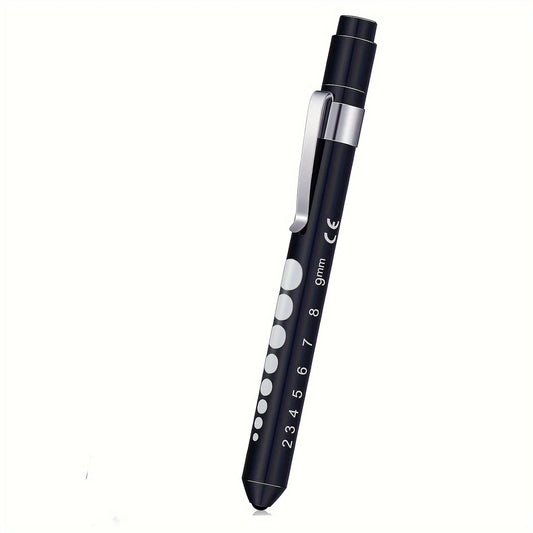 Aluminum LED Penlight with Pupil Gauge & Ruler