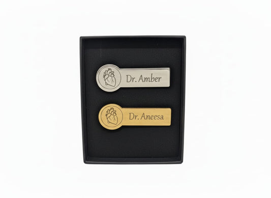 Elegant Heart Doctor Badge