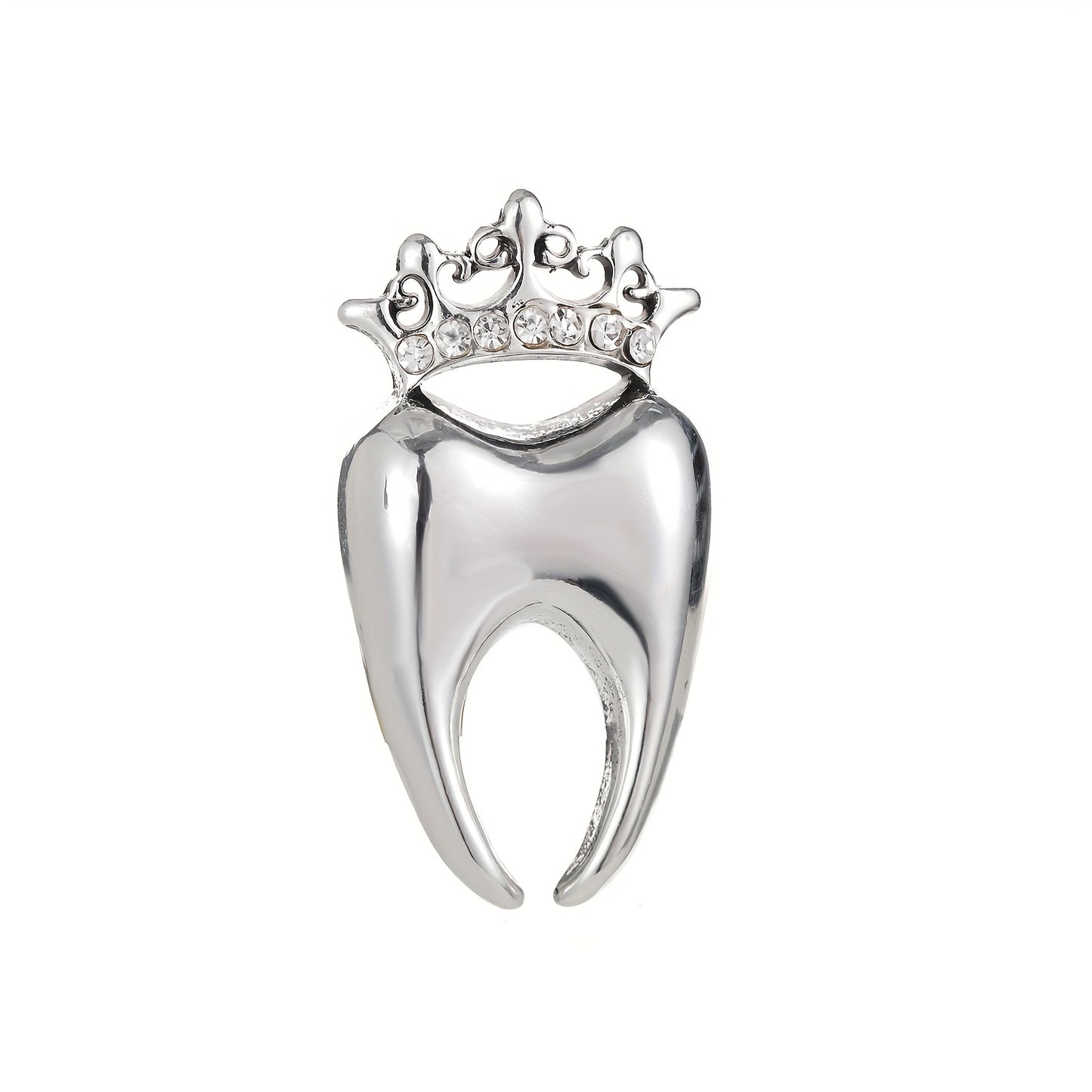 Dental Crown Brooch Pin