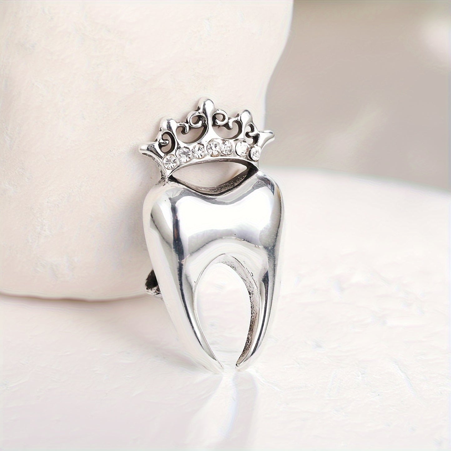 Dental Crown Brooch Pin