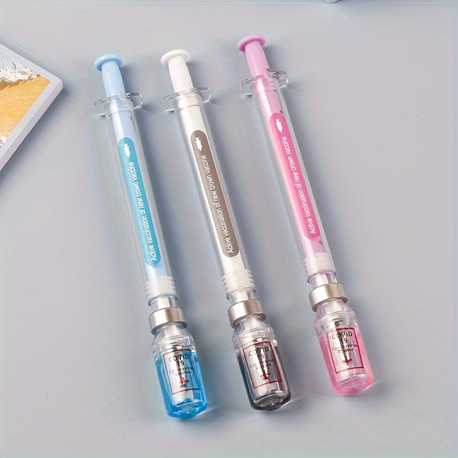 Cute Syringe Gel Ink Pens