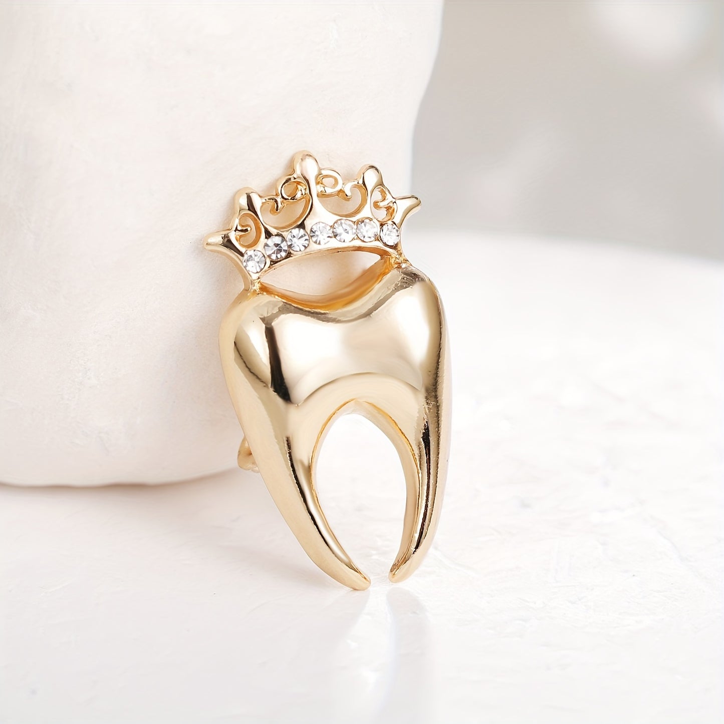 Dental Crown Brooch Pin