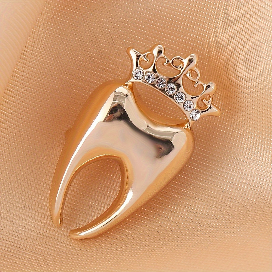 Dental Crown Brooch Pin