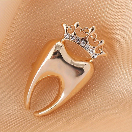 Dental Crown Brooch Pin