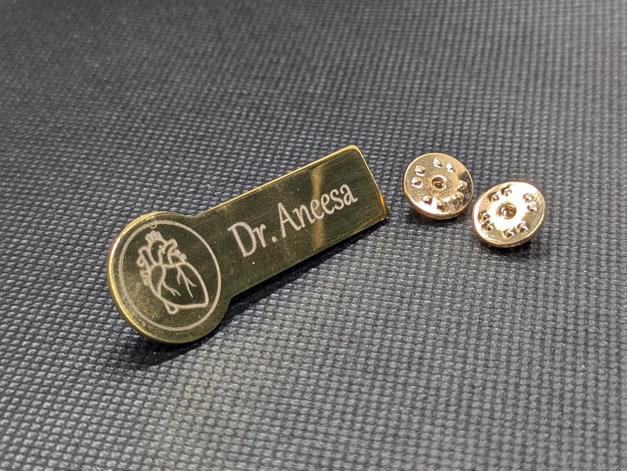 Elegant Heart Doctor Badge