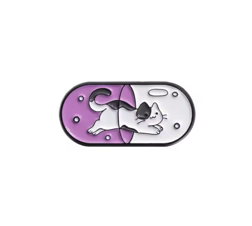 The Kitty Capsule Pin