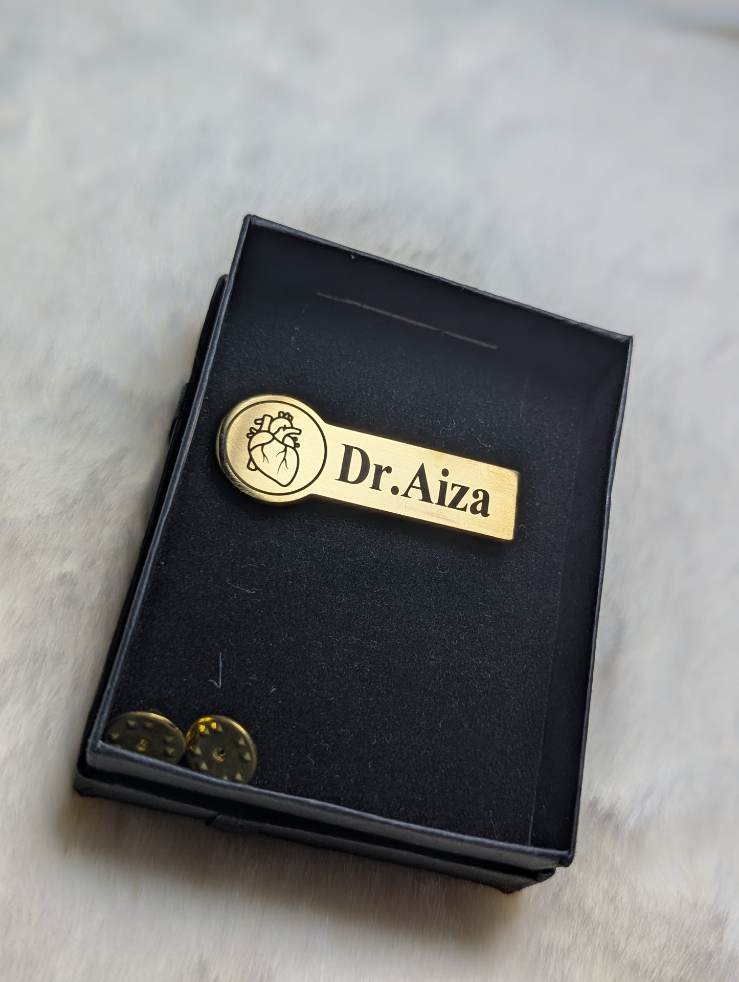 Elegant Heart Doctor Badge