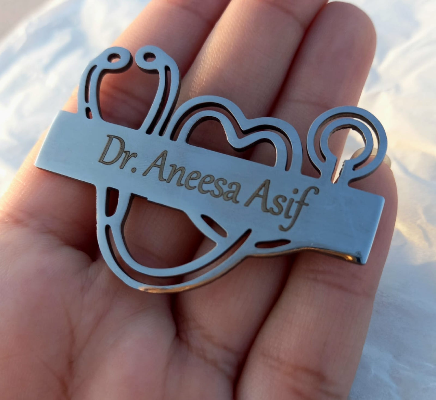 Signature Stethoscope Name Badge