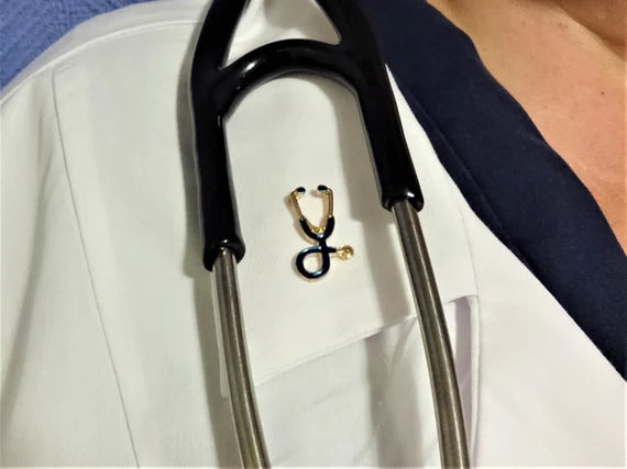 Stethoscope Pin Brooch for Doctors in Pakistan – The Doctors Shop