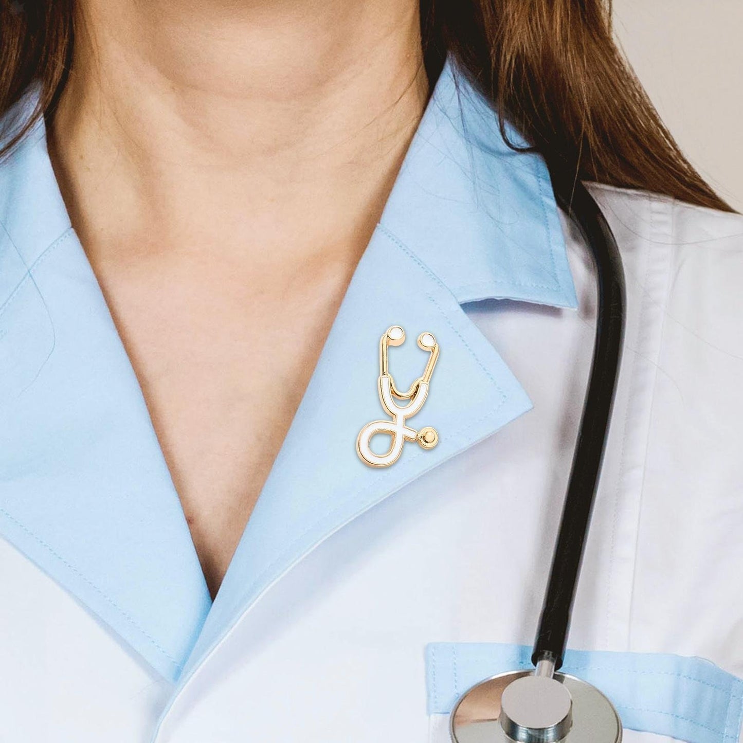 Stethoscope Pin Brooch for Doctors in Pakistan – The Doctors Shop