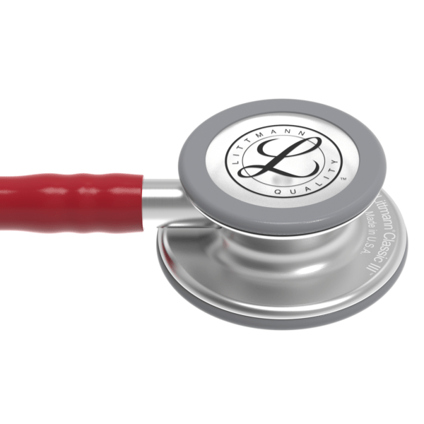 Littmann Classic III Stethoscope,Burgundy,5627 - Image 3