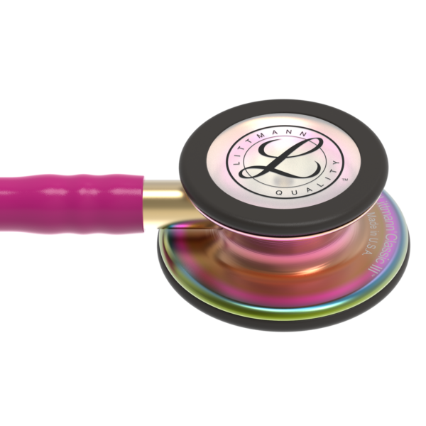 Littmann Classic III Stethoscope, Rainbow Raspberry, 5806 - Image 2
