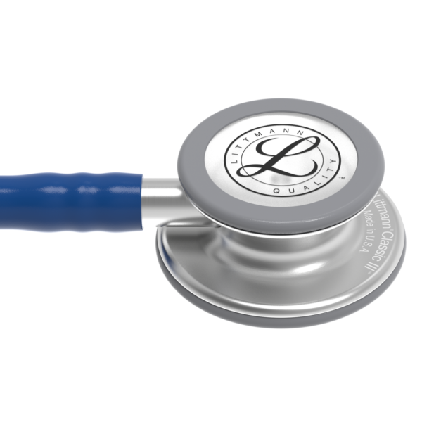 Littmann Classic III Stethoscope, Navy, 5622 - Image 2