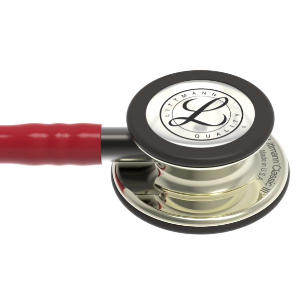 Littmann Classic III Stethoscope, Champagne Burgundy, 5864 - Image 3