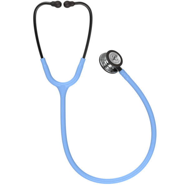 Littmann Classic III Stethoscope: Mirror & Ceil Blue - Smoke Stem 5959 - Image 2