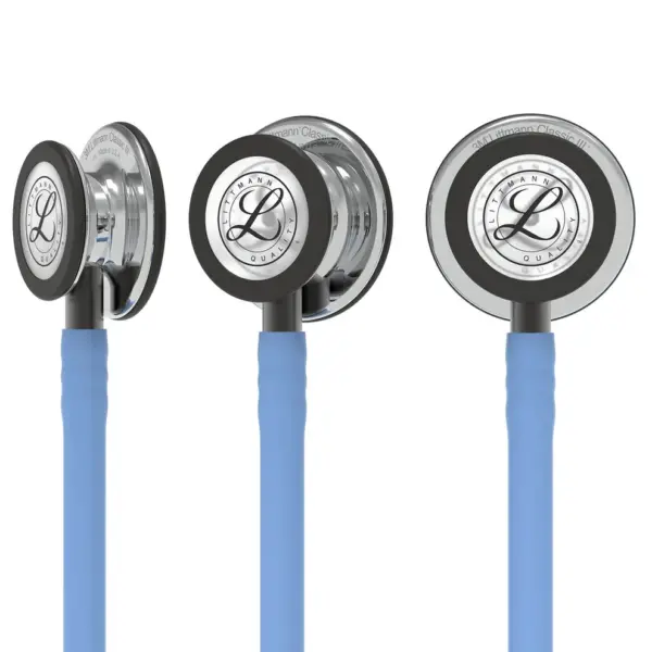 Littmann Classic III Stethoscope: Mirror & Ceil Blue - Smoke Stem 5959 - Image 5