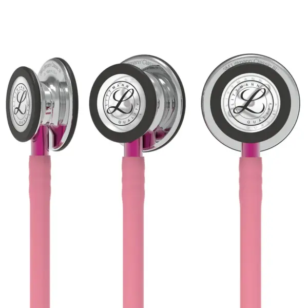 Littmann Classic III Stethoscope, Mirror Pearl Pink, 5962 - Image 5