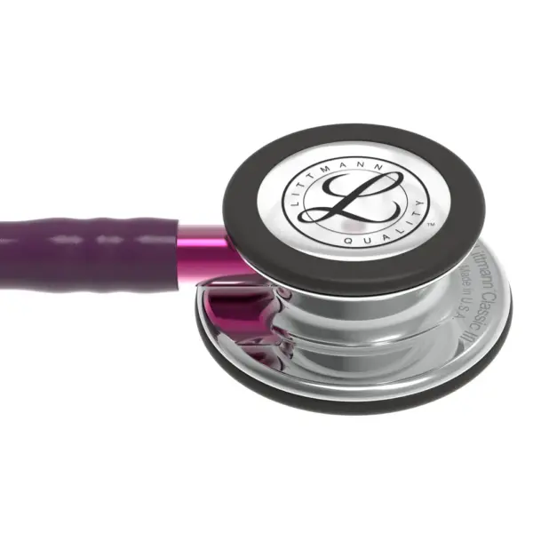 Littmann Classic III Stethoscope, Mirror Plum Pink, 5960 - Image 4