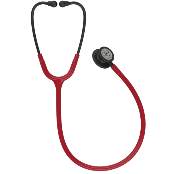 Littmann Classic III Stethoscope, Burgundy Black Finish, 5868 - Image 3