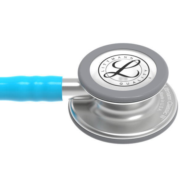 Littmann Classic III Stethoscope, Turquoise, 5835 - Image 2