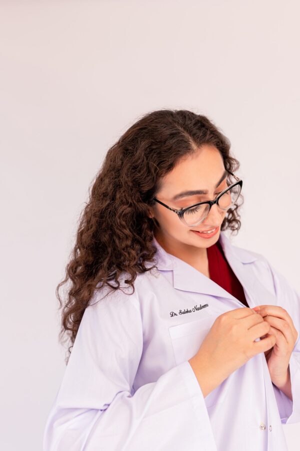 Female Wrinkle Free Lab Coat - Image 2