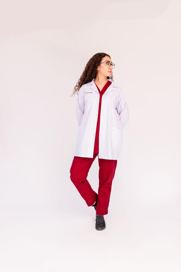 Female Wrinkle Free Lab Coat - Image 3