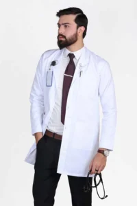 Male Wrinkle Free Lab Coat